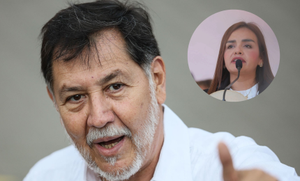 Gerardo Fernanández Noroña arremete en contra Grecia Quiroz, viuda del ex alcalde de Michoacán Carlos Manzo. 